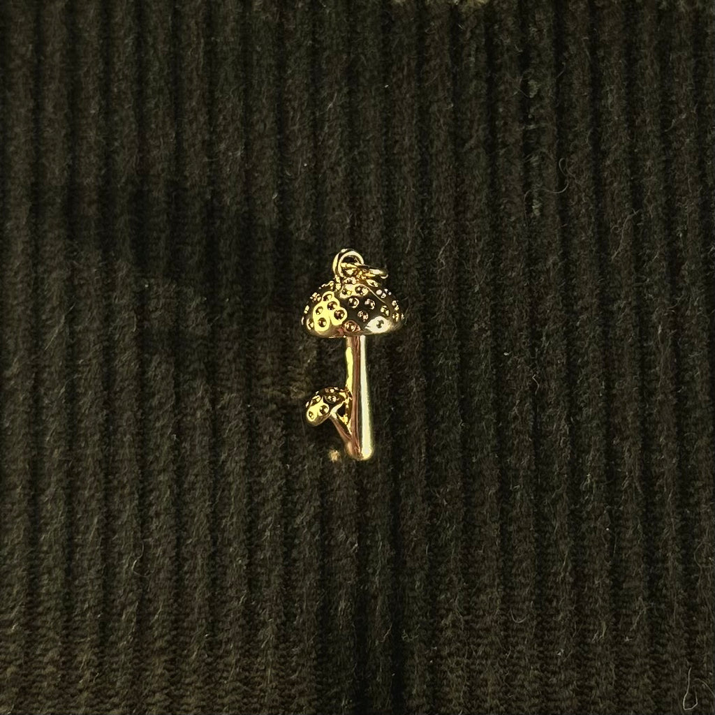 Mushroom Charm | 18K Gold Fill