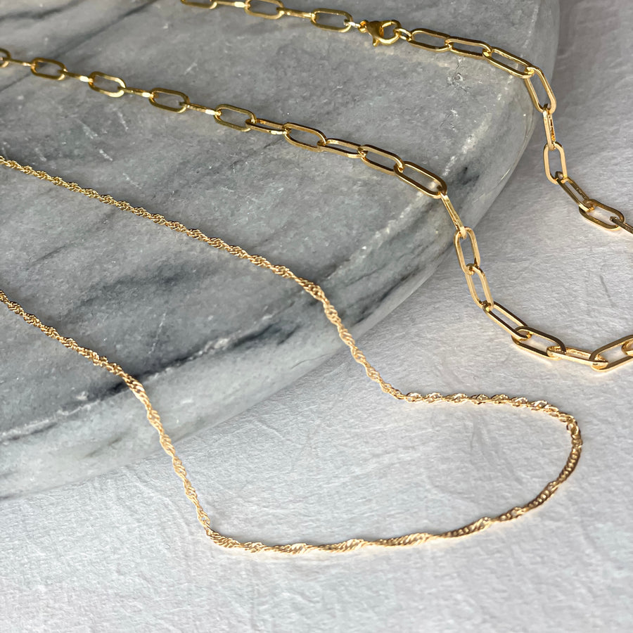 Singapore Chain - Gold Filled