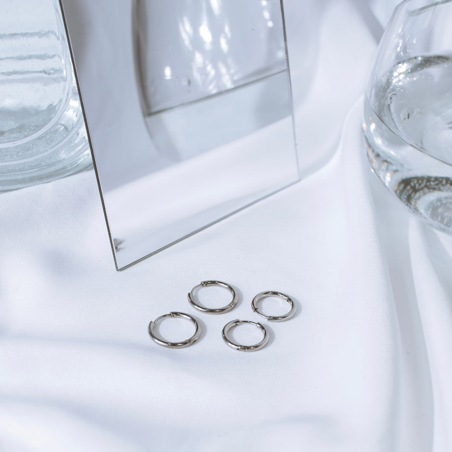 Classic Hoops 20/25 mm - Gold/Silver
