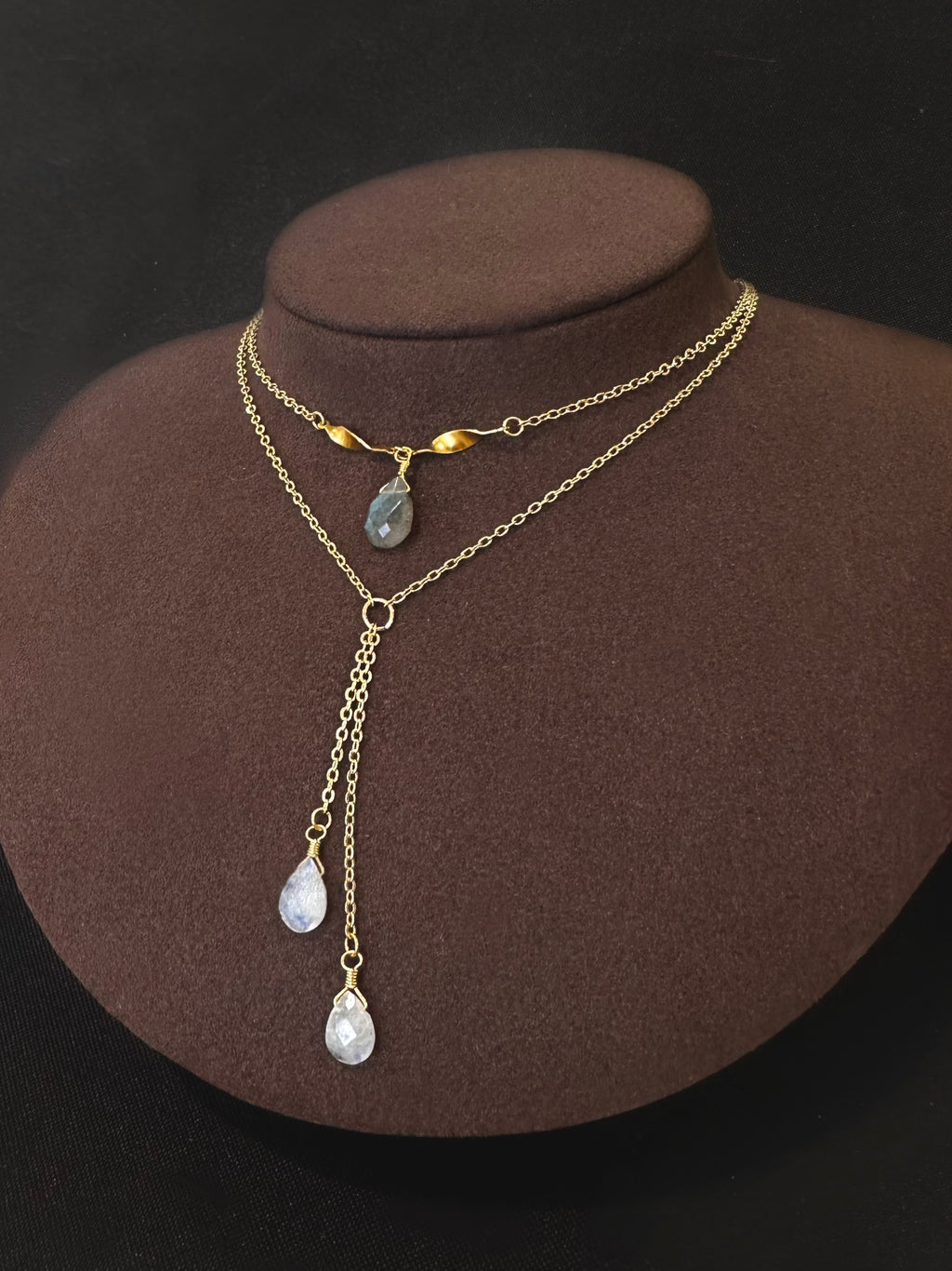 Labradorite Necklace | 18K Gold Filled