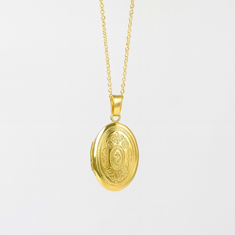 Evermore Oval Locket - Gold Filled
