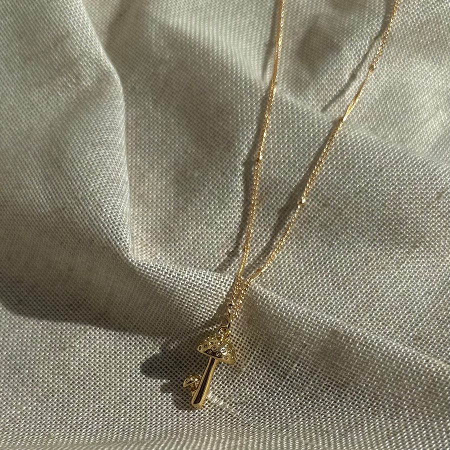 Flourish Necklace - Gold Filled