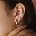 Hexagon Hoops | Stainless Steel
