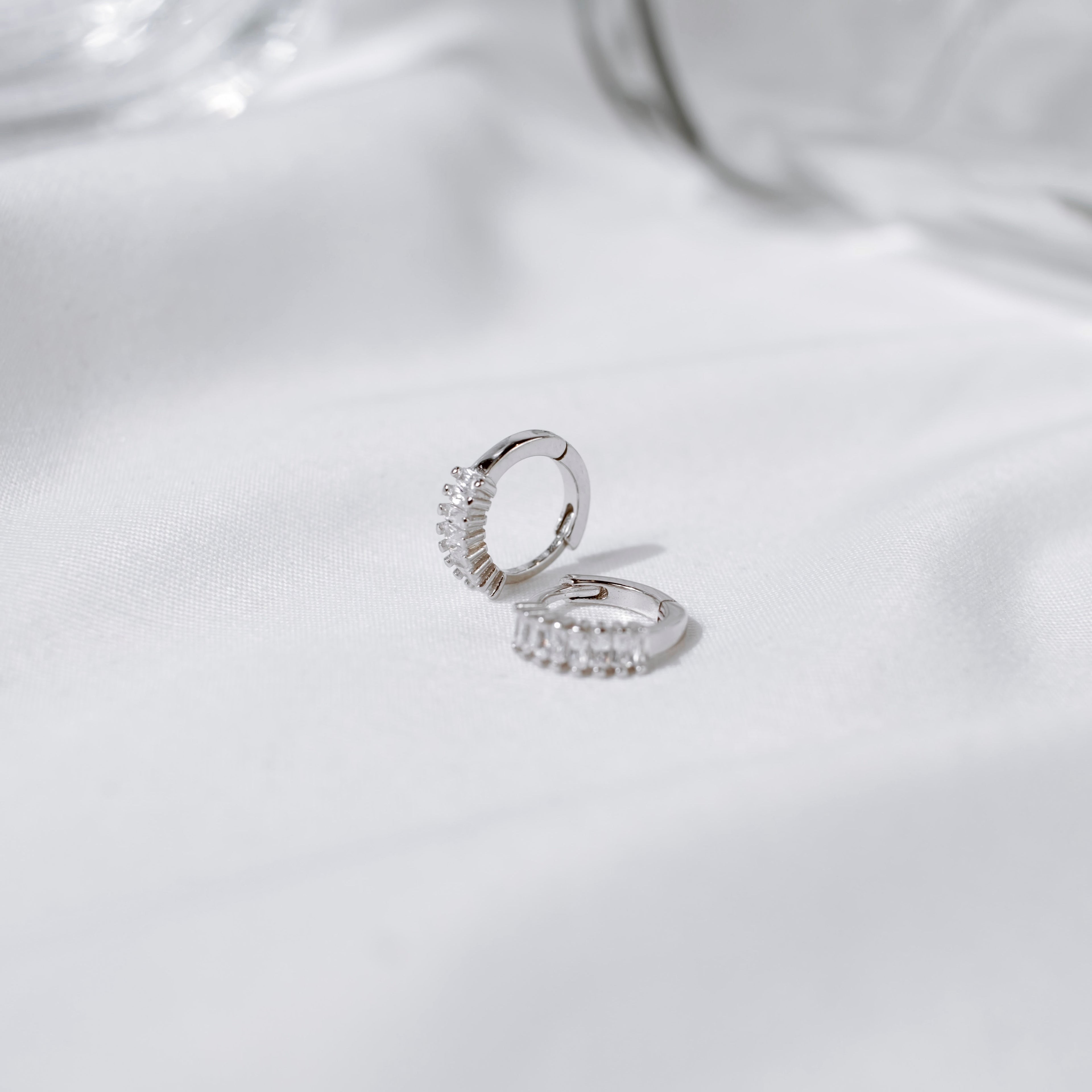 Faye Hoops | 18K Gold Vermeil & Sterling Silver