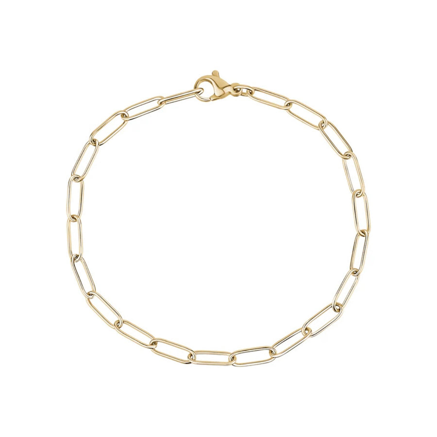 Florence Paperclip Bracelet - Gold Filled