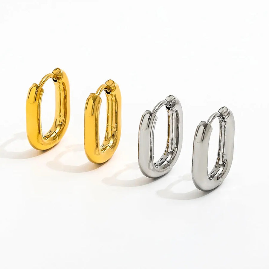 Oval Hoops - Gold/Silver