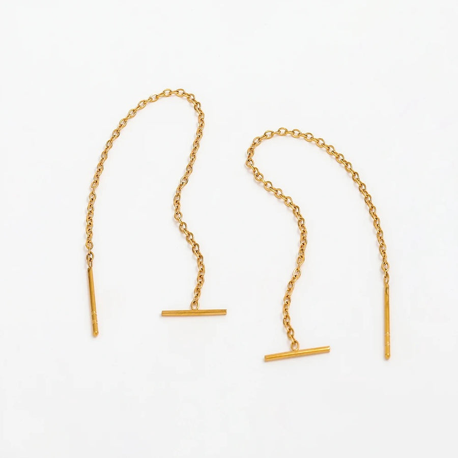 Chasity Chain Threaders - Gold