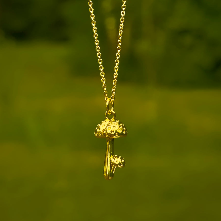 Flourish Necklace - Gold Filled