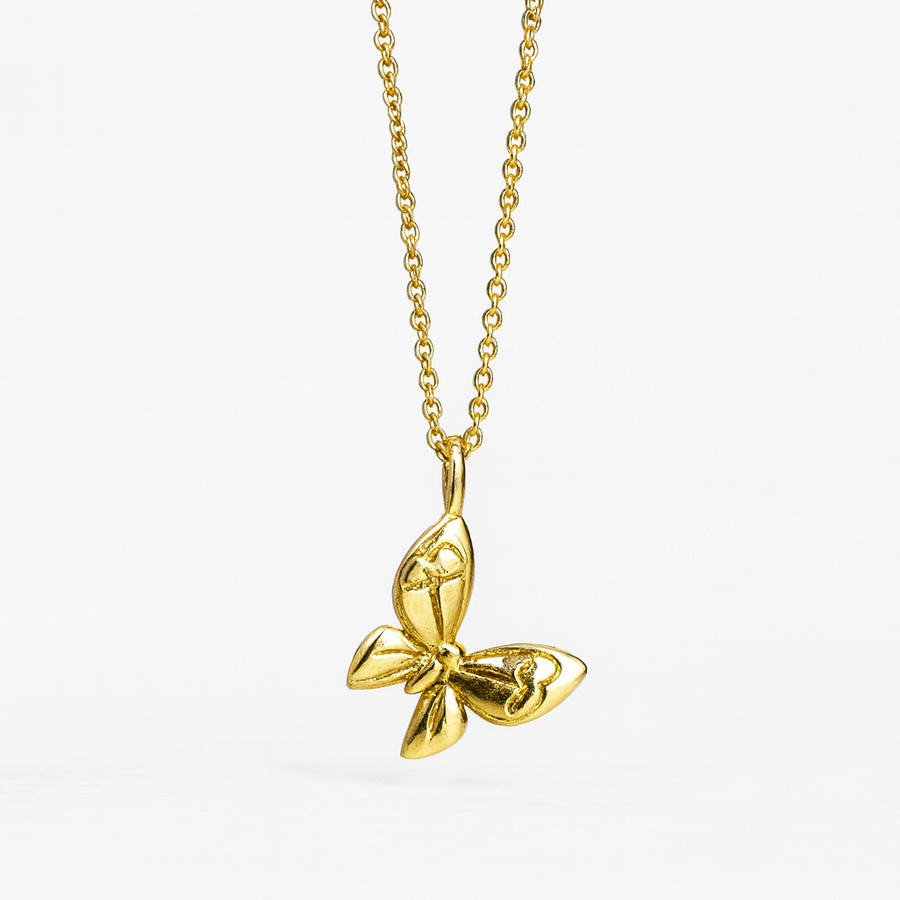 Butterfly Necklace - Gold Filled