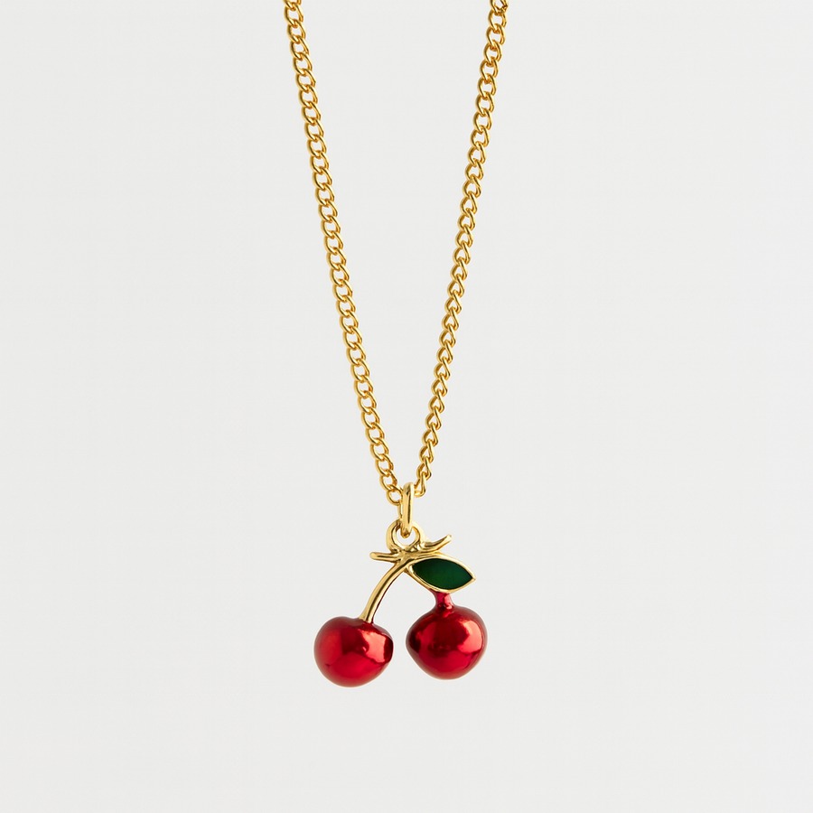 Cherry Necklace - Gold Filled