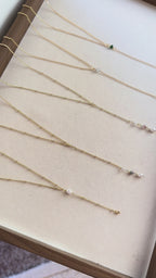 Lariat Pearl Necklace