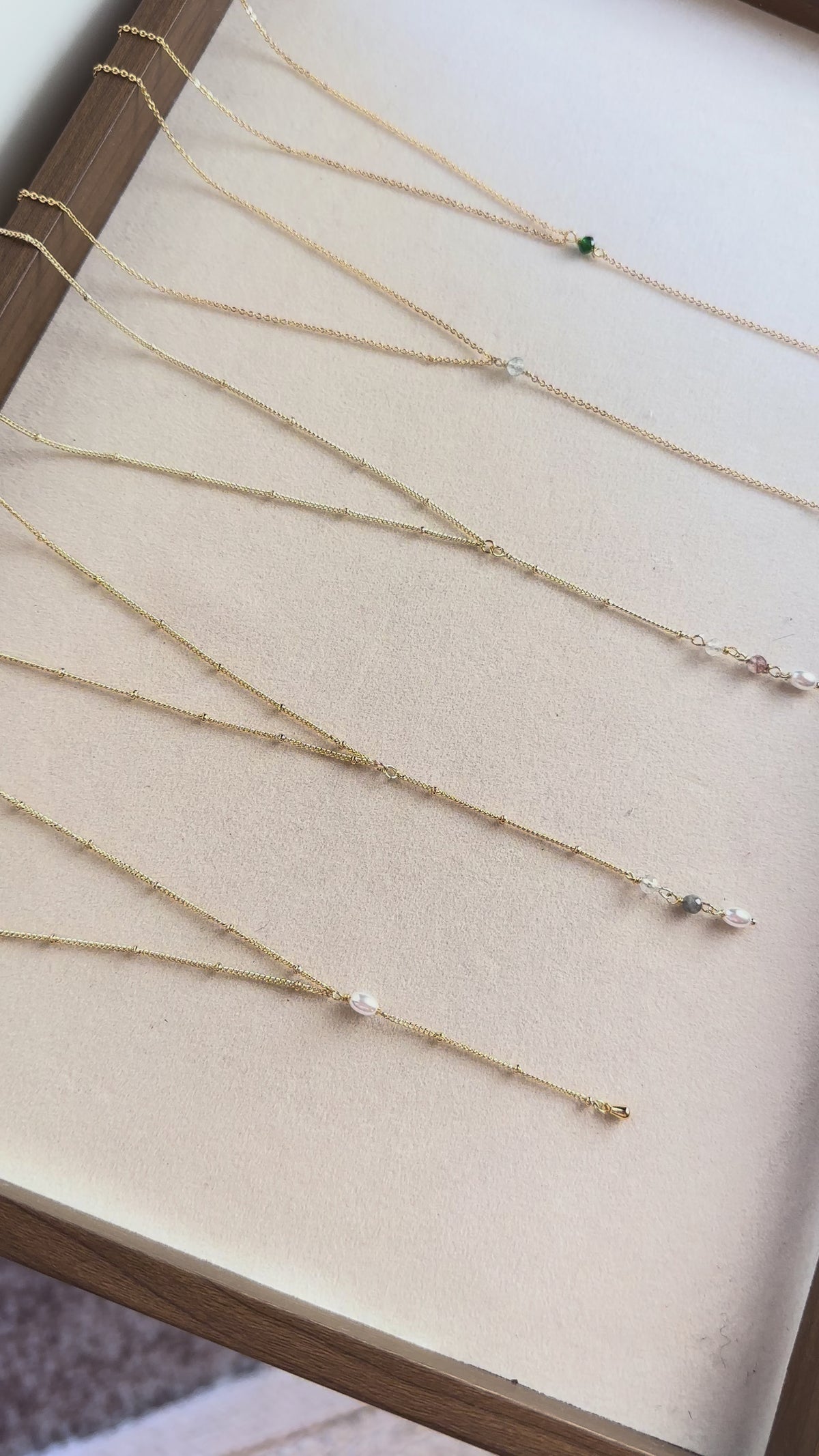 Lariat Pearl Necklace