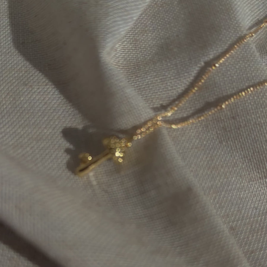 Flourish Necklace - Gold Filled