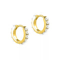 PRE-ORDER Angela Pearl Hoops | 18K Gold Vermeil & Sterling Silver